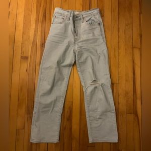 white washed levi jeans